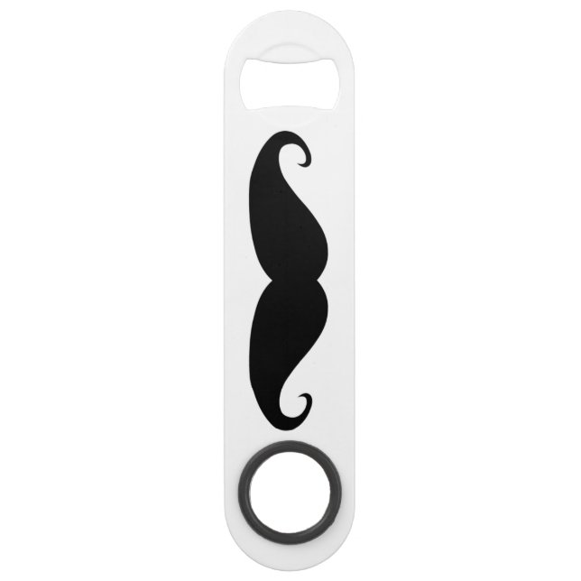 Moustache bottle opener bar key (Front)