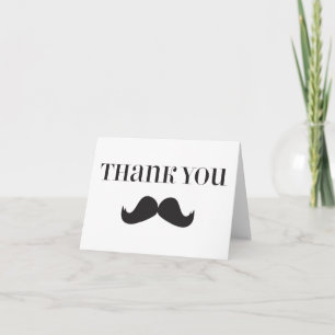 Moustache - cartes de note de Merci de Stache