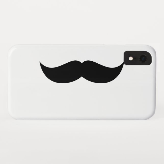 Moustache Case-Mate iPhone Case (Back (Horizontal))