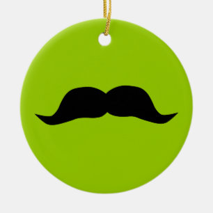 Moustache Ceramic Ornament