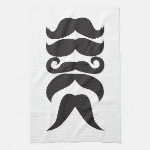 Moustache Choices Kitchen Towel