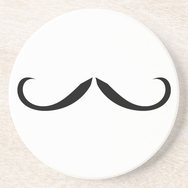 Moustache Coaster (Front)