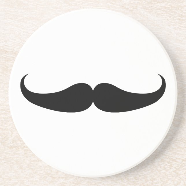 Moustache Coaster (Front)