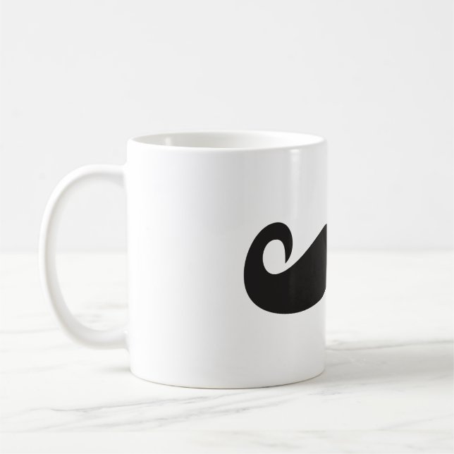 Moustache Coffee Mug (Left)