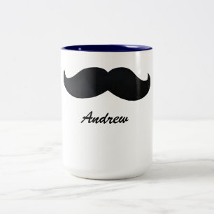 Moustache coffee mug funny personalized mug