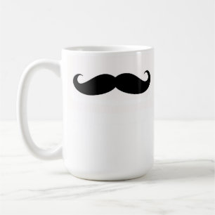 Moustache Coffee Mugs - Can Personalize