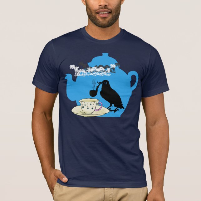Moustache crow T-Shirt (Front)
