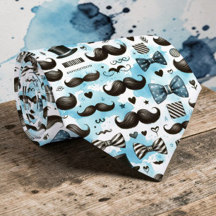 Moustache Dapper Pattern Necktie Tie