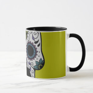 Moustache Day of the Dead Mug