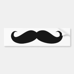 Moustache Disguise Funny Bumper Sticker