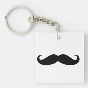 Moustache Disguise Funny Keychain