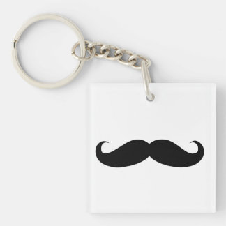 Moustache Disguise Funny Keychain