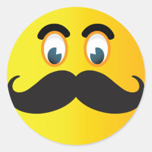 Moustache Emoji Sticker