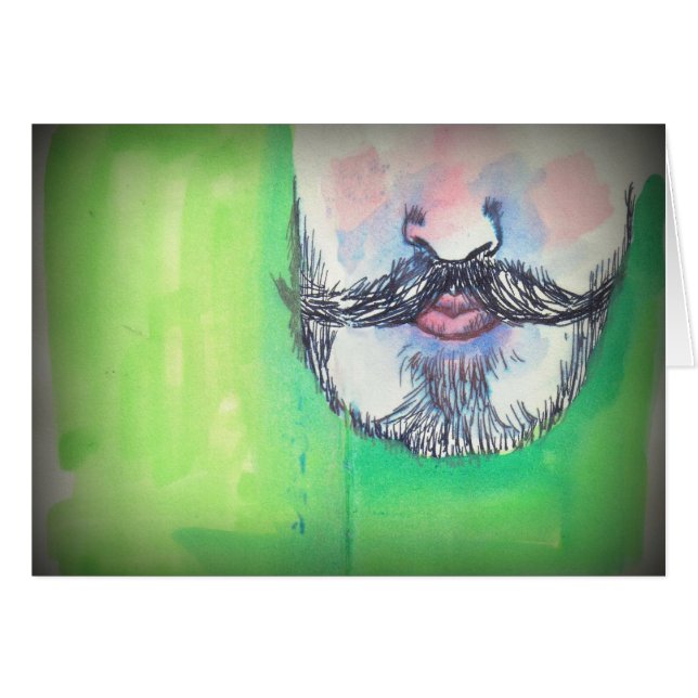 Moustache et barbichette (Devant horizontal)