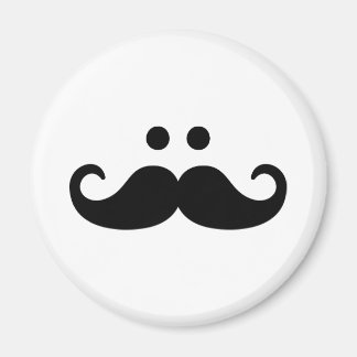 Moustache face magnet