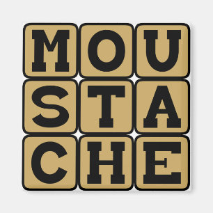 Moustache, Facial Hair Magnet