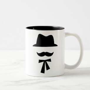 Moustache & Hat Pictogram Mug
