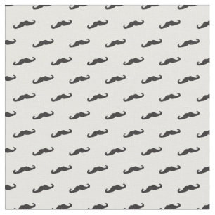 Moustache hipster pattern 2 fabric