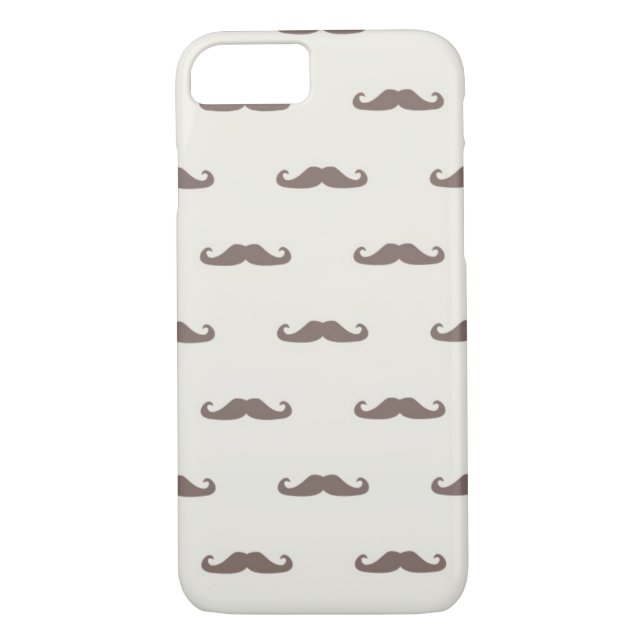 Moustache hipster pattern 3 Case-Mate iPhone case (Back)