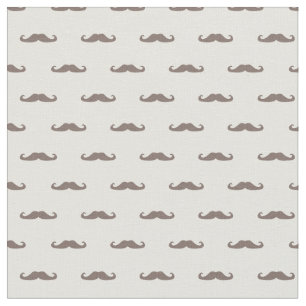 Moustache hipster pattern 3 fabric