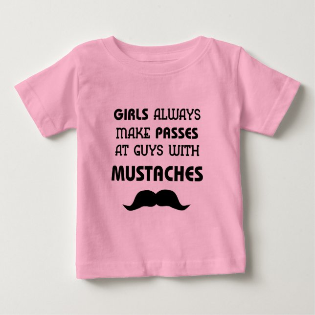 Moustache Infant T-Shirt (Front)