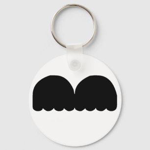 Moustache Keychain