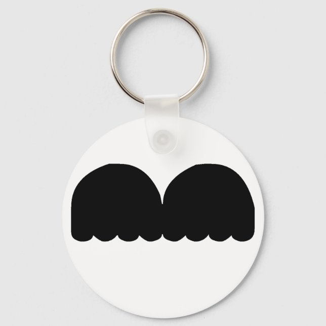   Moustache Keychain (Front)