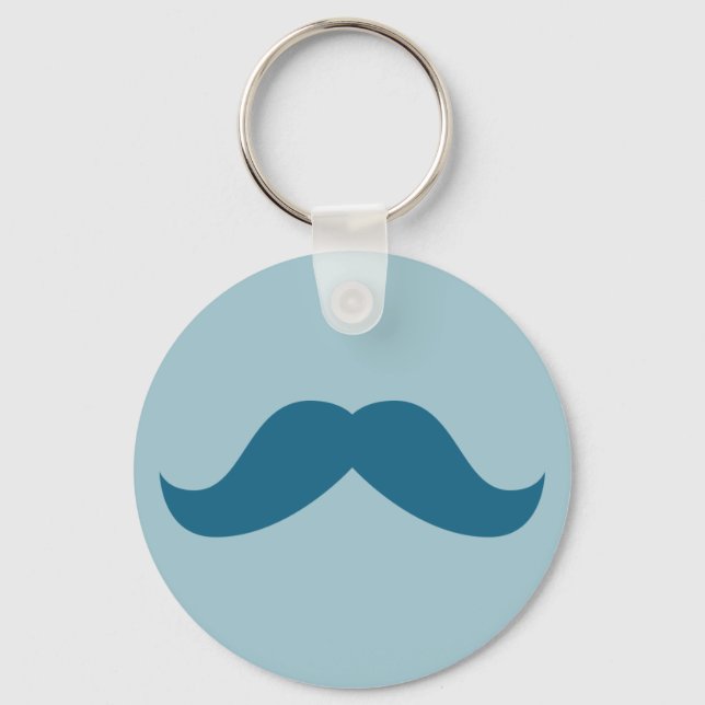 Moustache Keychain (Front)