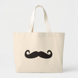 Moustache Large Tote Bag