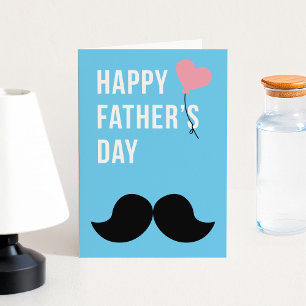 Moustache Love for Dad: Father's Day Folded  Card