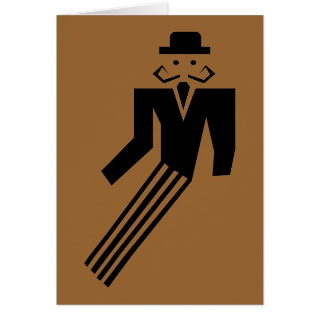 Moustache Man - Art Deco (Front)