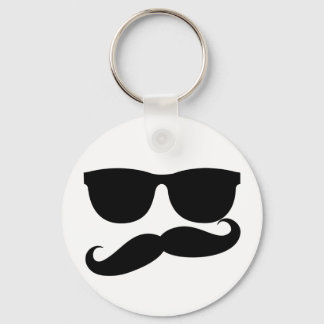 Moustache Man Keychain
