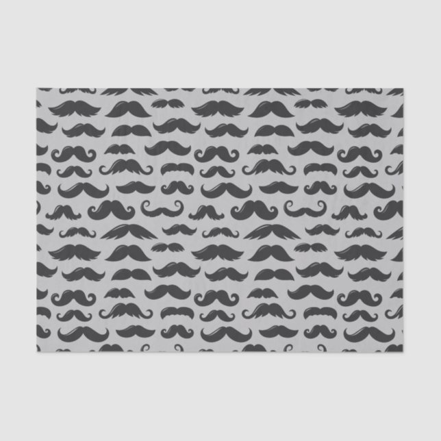 Moustache Mash Tissue Paper (Front)