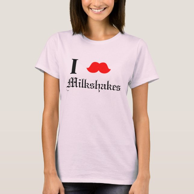 Moustache Milkshakes T-Shirt (Front)