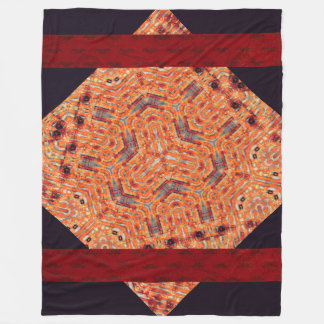 Moustache Mischief Fleece Blanket