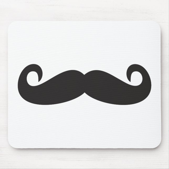 Moustache Mouse Pad (Front)