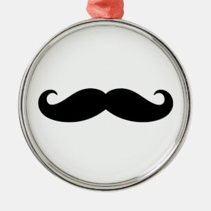 Moustache Moustache, Moustache design Metal Ornament