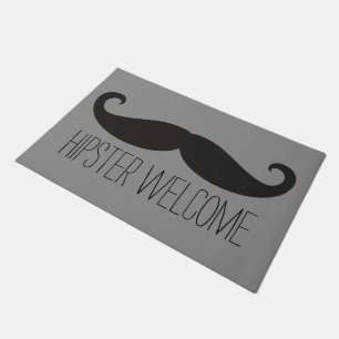 Moustache / Moustache / Schnurrbart + your ideas Doormat