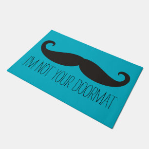 Moustache / Moustache / Schnurrbart + your ideas Doormat