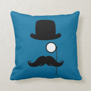 Moustache Moustache Stache Man Throw Pillow