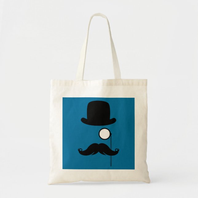 Moustache Moustache Stache Man Tote Bag (Front)