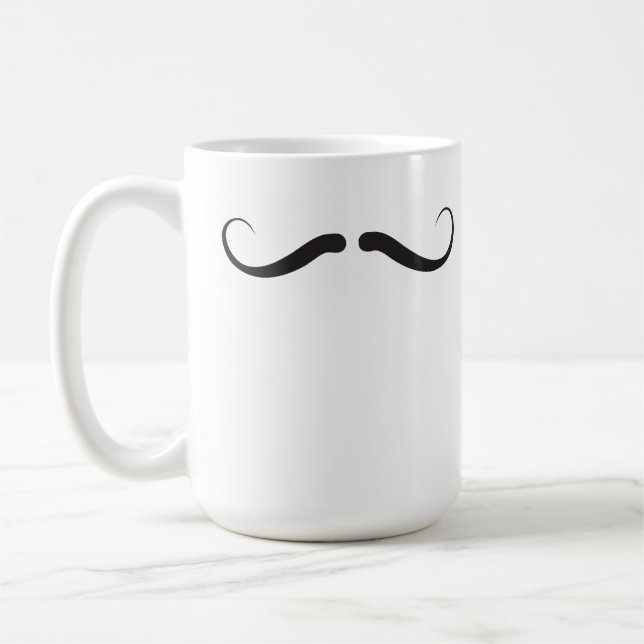 Moustache Mug (Left)