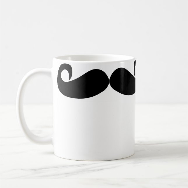 Moustache Mug (Left)