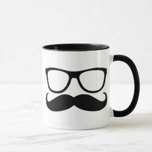 Moustache Nerd Mug