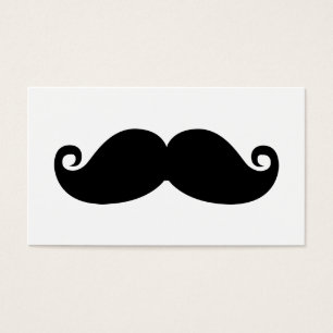 Moustache noire vintage drôle