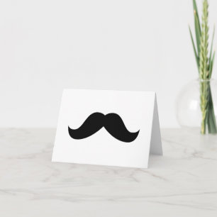 Moustache Note Card