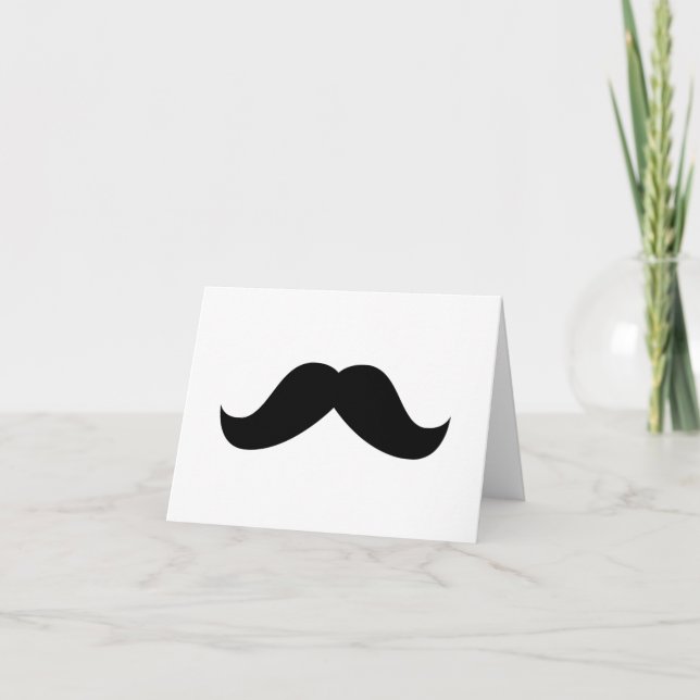 Moustache Note Card (Front)