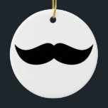 Moustache Ornament<br><div class="desc">Moustache Ornament
 
Choose background colour by clicking on the Customize it! button,  Edit,  Background.</div>