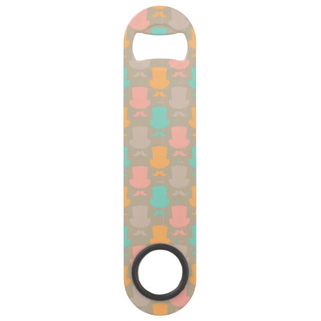 Moustache pattern 2 bar key (Front)