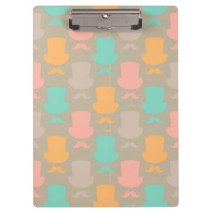 Moustache pattern 2 clipboard